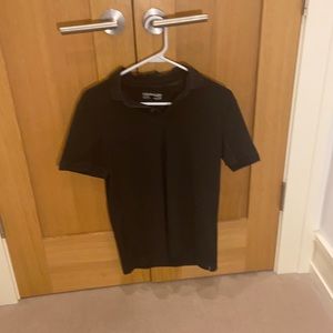 Calvin Klein Black Collared shirt